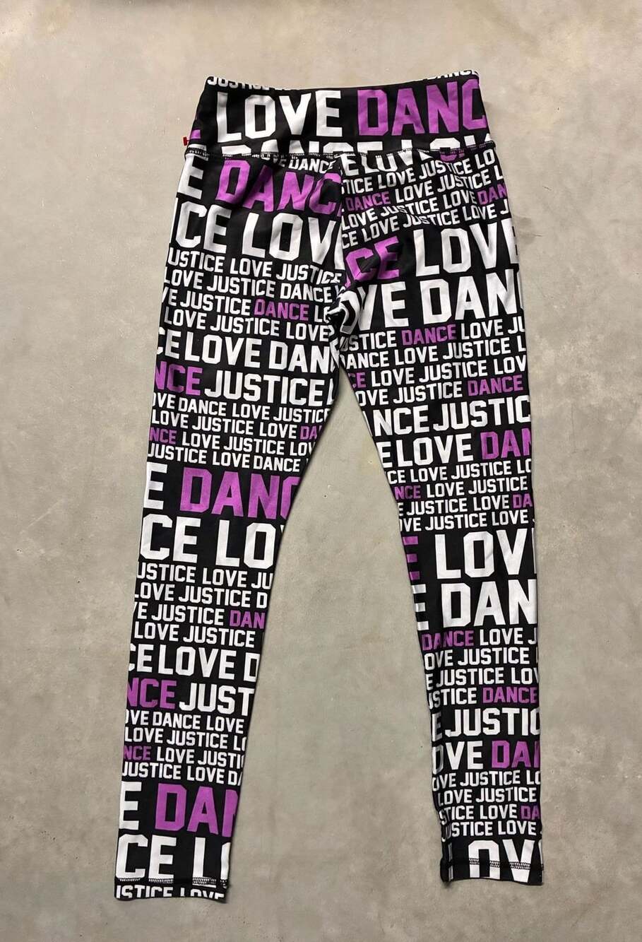 Justice Girls Love Dance All-Over Print Leggings